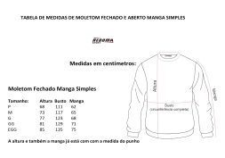 Moletom Fechado e Aberto